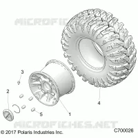 ROUES, REAR