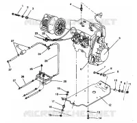 SUPPORT MOTEUR SPORT 0940443 and SPORT SKS 0940243 (4925052505029A)