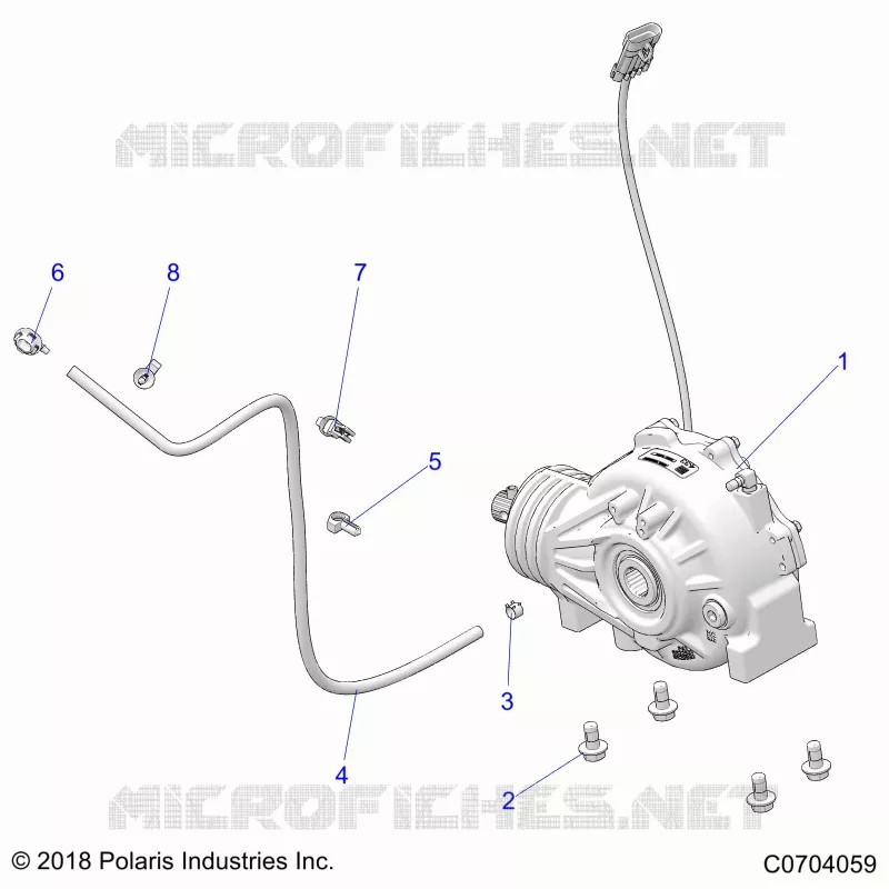 SYSTÃˆME DE TRANSMISSION, FRONT GEARCASE MOUNTING