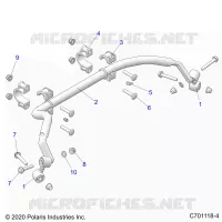 SUSPENSION, REAR BARRE STABILISATRICE