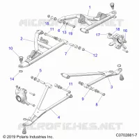 SUSPENSION AVANT CONTROL ARMS
