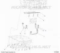 MOTEUR, OIL TUBES
