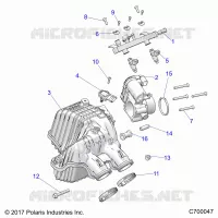 ENGINE, PRISE D'AIR MANIFOLD