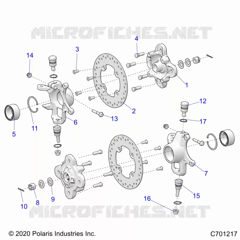 SUSPENSION AVANT HUB