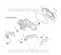 COUVERCLE D'EMBRAYAGE and DUCTING