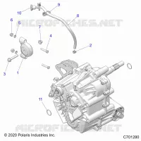 SYSTÃˆME DE TRANSMISSION, MAIN GEARCASE MOUNTING