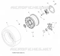 ROUES, REAR and HUB