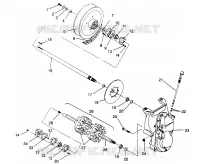 SYSTÈME DE TRANSMISSION CLASSIC TOURING 0963365 AND EUROPEAN CLASSIC TOURING E963365 (4933623362B010)