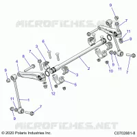 SUSPENSION, FRONT BARRE STABILISATRICE