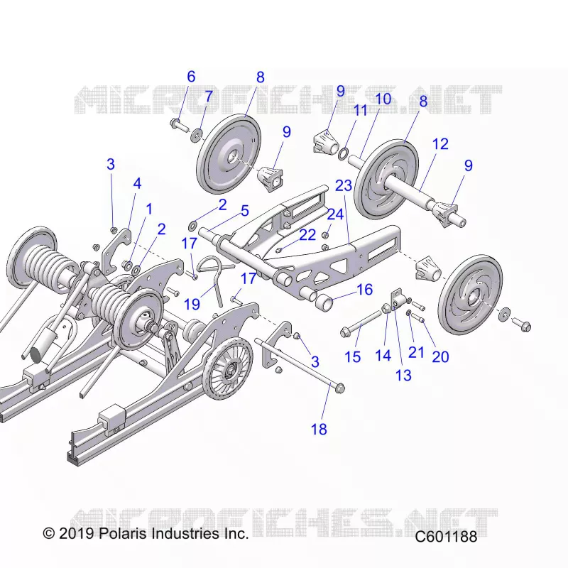 SUSPENSION ARRIERE, ARTICULATING