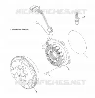 VOLANT MOTEUR and STATOR