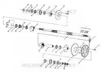 ARBRE DE TRANSMISSION INTERMEDIAIRE ASSEMBLY (4917741774025A)