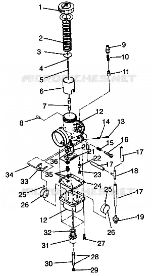 CARBURATEUR 440 XCR SP 0941660 (4927082708037A)