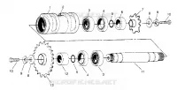 TENDEUR CENTRAL ASSEMBLY 6x6 400L, U.S. W 958740, SWEDISH S958740 and NORW (4930273027C005)