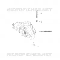 SYSTÈME DE TRANSMISSION, GEARCASE MOUNTING, FRONT