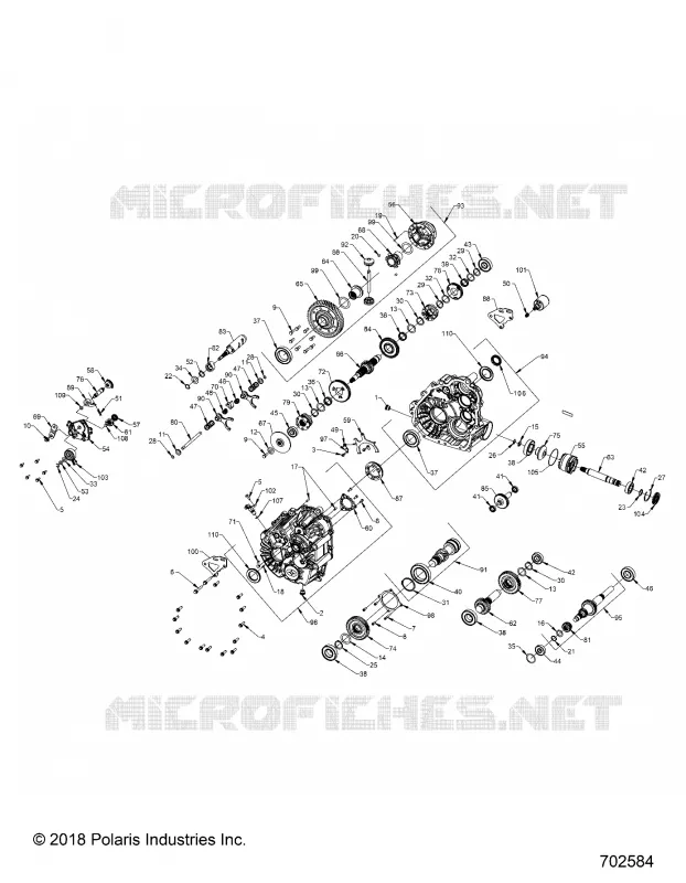 DRIVE TRAIN, PONT PRINCIPAL INTERNALS (TO 9/30/2019)