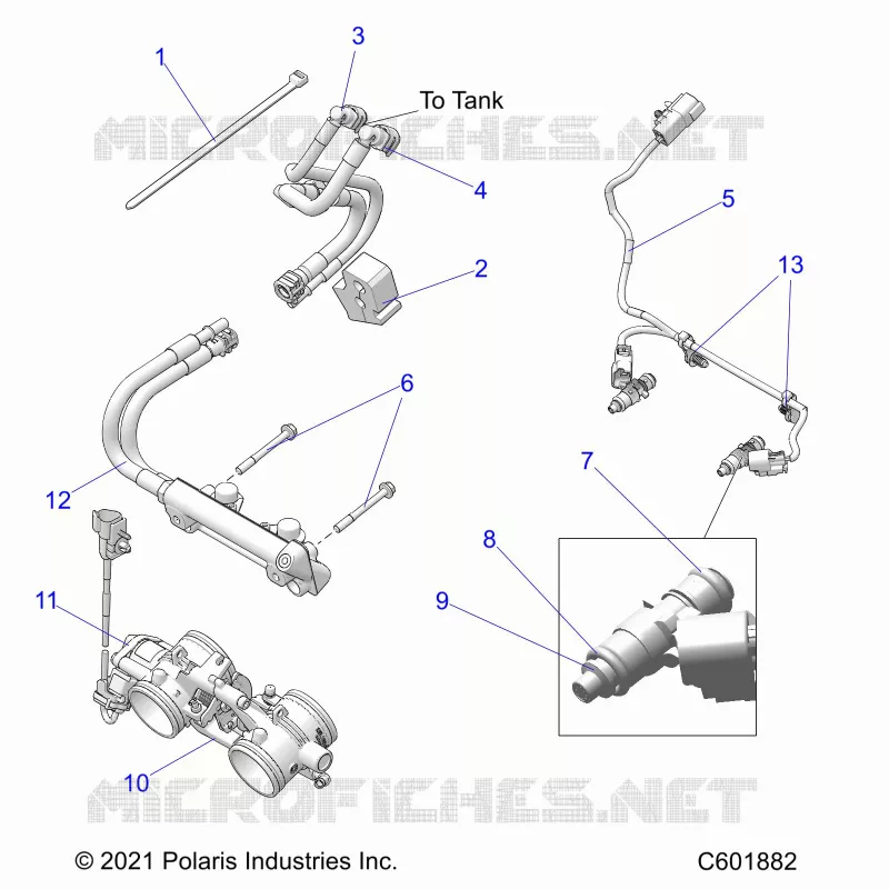 SYSTÃˆME D'ALIMENTATION, RAIL, LINES AND THROTTLE BODY