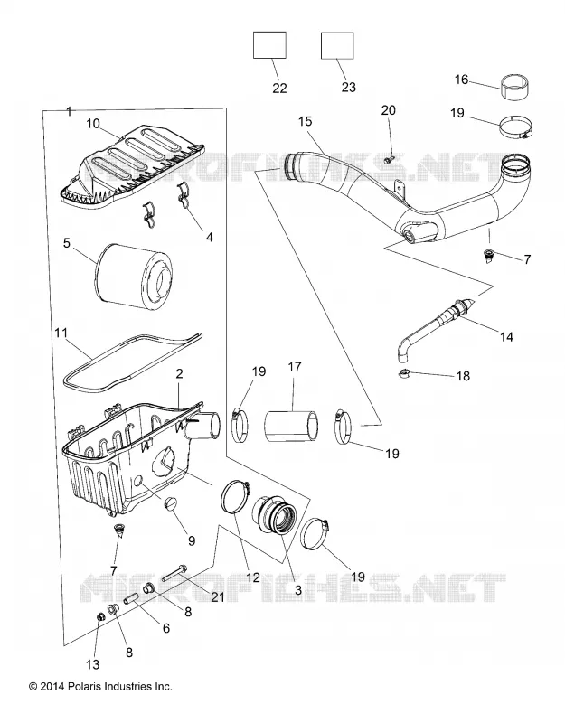 ENGINE, PRISE D'AIR SYSTEM