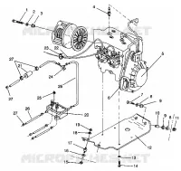 SUPPORT MOTEUR SUPER SPORT 0940743 (4927742774024A)