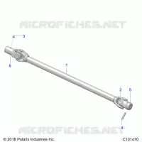 SYSTEME DE TRANSMISSION, PROP SHAFT, FRONT