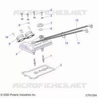 ENGINE, THROTTLE BODY AND COUVERCLE SOUPAPE