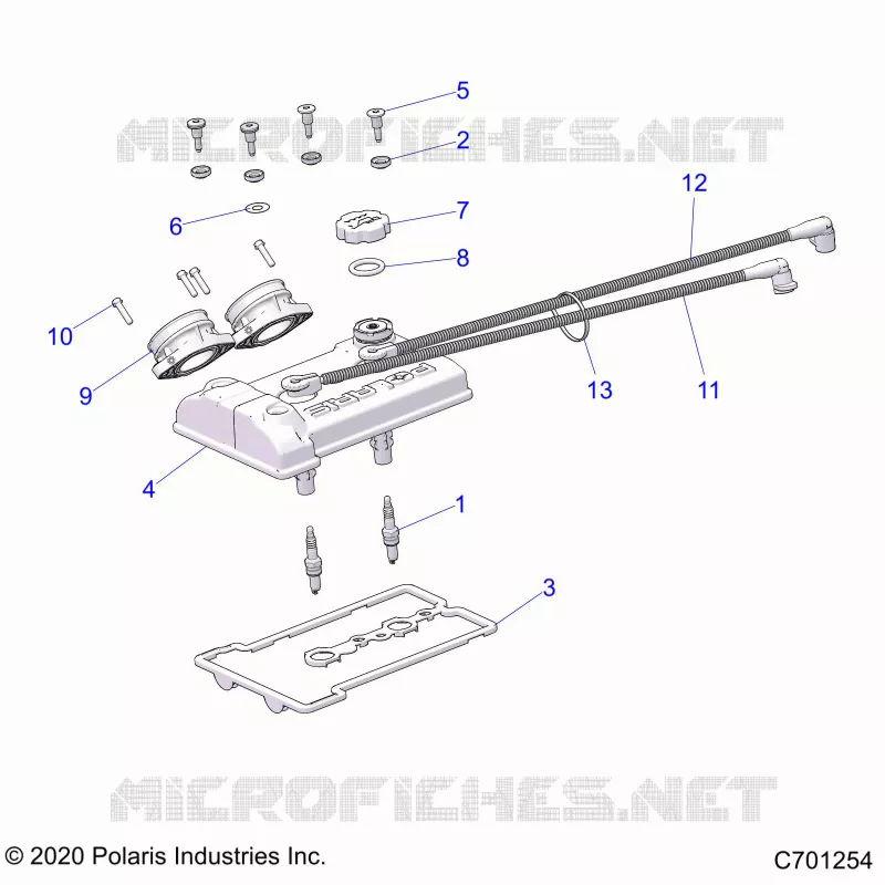 ENGINE, THROTTLE BODY AND COUVERCLE SOUPAPE