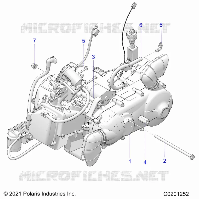 ENGINE, ENGINE AND TRANSMISSION MOUNTING