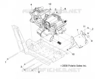 SYSTÈME DE TRANSMISSION, MAIN SUPPORT PONT