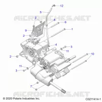 SYSTÃˆME DE TRANSMISSION, MAIN GEARCASE MOUNTING