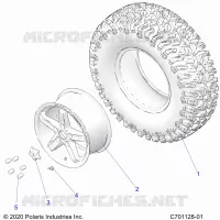 ROUES, FRONT/REAR