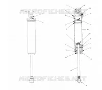 AMORTISSEUR (REAR TRACK)(GAS)