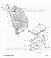 SIEGE ASM., REAR