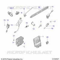 BOUTONS, SENSORS, ECU AND CONTROL MODULES