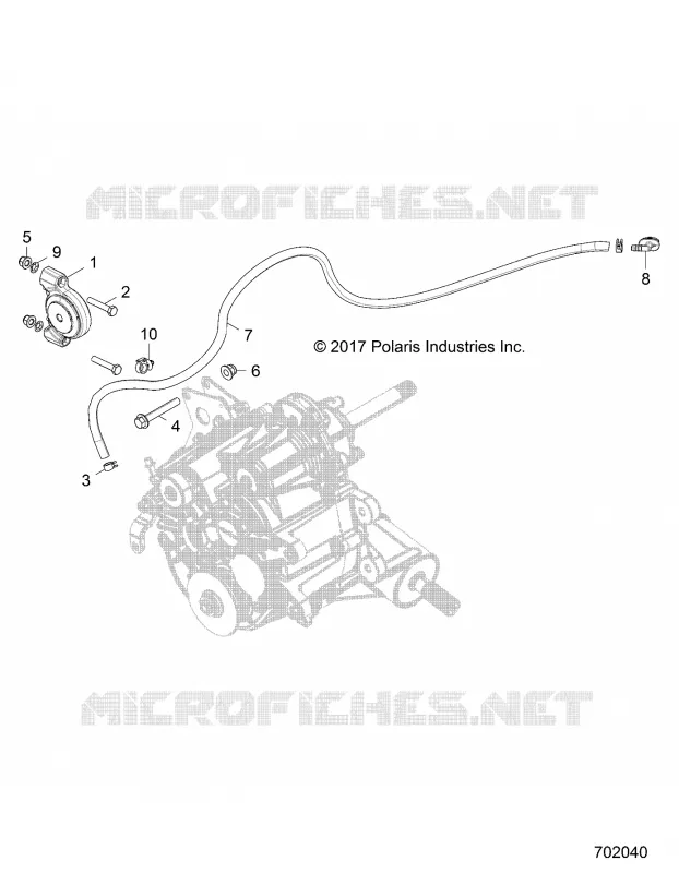 DRIVE TRAIN, MAIN SUPPORT PONT- Z19VHA57F2 (702040)