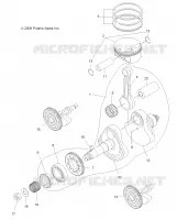 MOTEUR, VILEBREQUIN AND PISTON