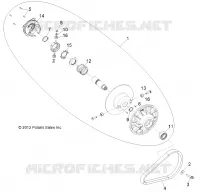 SYSTÈME DE TRANSMISSION, SECONDARY CLUTCH