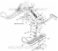 SUSPENSION AVANT AND SKI
