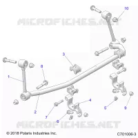 SUSPENSION, FRONT BARRE STABILISATRICE- Z21NAE99AC/AK/BC/BK/K99AG/AP/BG/BP (C701006-3)