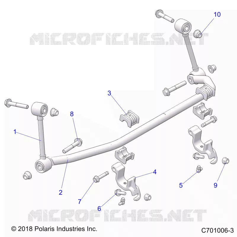 SUSPENSION, FRONT BARRE STABILISATRICE- Z21NAE99AC/AK/BC/BK/K99AG/AP/BG/BP (C701006-3)