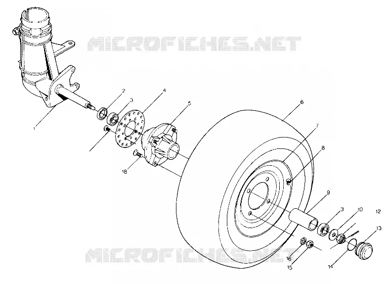 ROUE AVANT BIG BOSS 4X6 UPDATED 2-91 (4919801980017A)