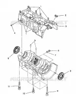 CARTERS MOTEUR ASSEMBLY WIDETRAK / 0932064 (4922982298030A)