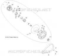 SYSTÈME DE TRANSMISSION, SECONDARY CLUTCH