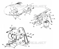 ELECTRICITE/FEU ARRIERE ASSEMBLY 6X6 300 W948730 (4926792679C012)
