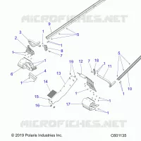 CHASSIS, PROTECTION D'EMBRAYAGE, FOOTRESTS, TUNNEL GRIPS