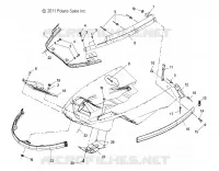 CARROSSERIE AVANT BRACES AND BUMPER