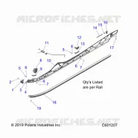 SUSPENSION, FIXATION RAIL