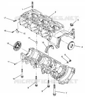CARTERS MOTEUR ASSEMBLY Storm 0965782, Storm SKS 0965582,  Euro Storm E965782, E (4931593159C014)
