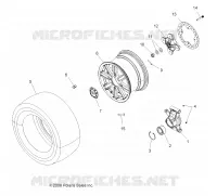 ROUES, REAR and HUB