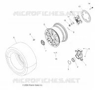 ROUES, REAR and HUB