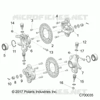 SUSPENSION AVANT HUB